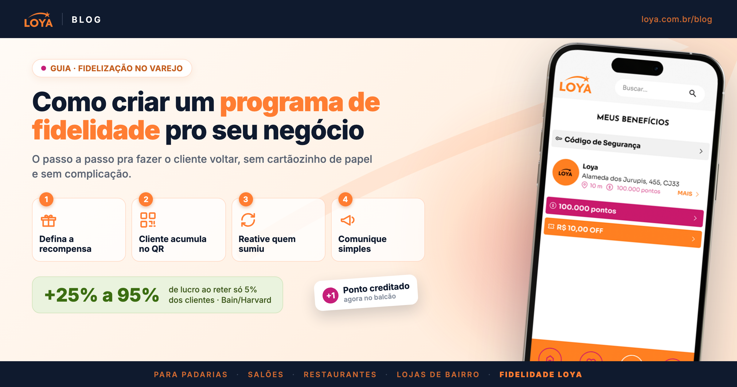 Como criar um programa de fidelidade para pequeno negócio
