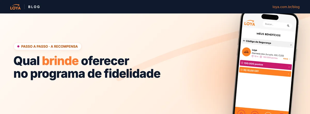 Guia de qual brinde oferecer no programa de fidelidade: produto próprio, upgrade e adicional, experiência e acesso, e desconto por último, com produto próprio rendendo três vezes mais percepção